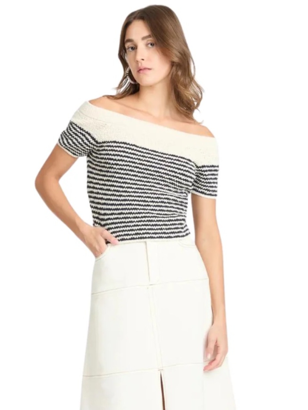 NWT Tanya Taylor Lawrence Knit Top Size S